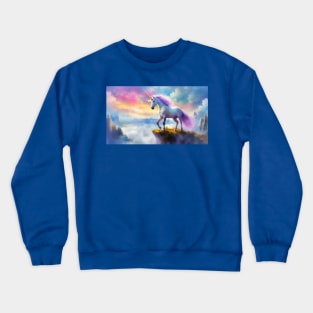 Wild and free unicorn Crewneck Sweatshirt